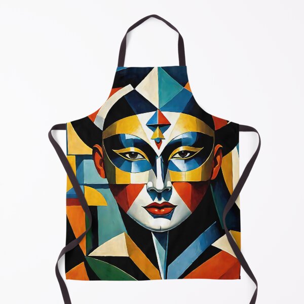 Item preview, Venetian Masquerade, Venice Masks Collection Cubism Art No:5 designed and sold by SofyaliArt.