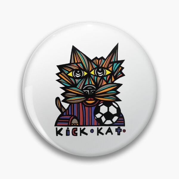 "Kick Kat" Pin