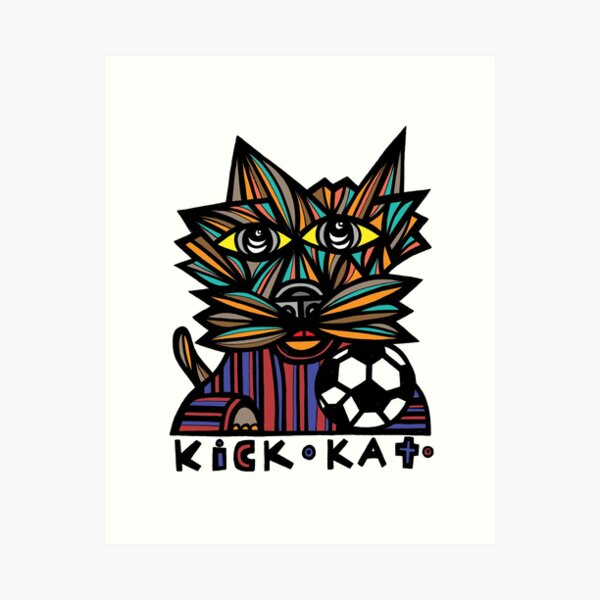 "Kick Kat" Art Print