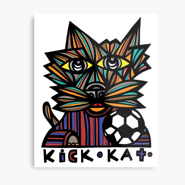 "Kick Kat" Metal Print