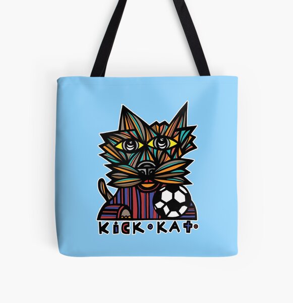 "Kick Kat" All Over Print Tote Bag