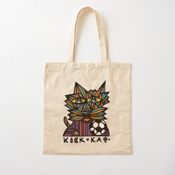 "Kick Kat" Cotton Tote Bag