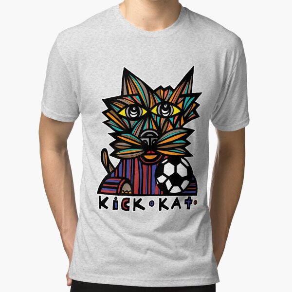 "Kick Kat" Tri-blend T-Shirt