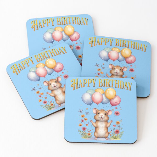 Item preview, Happy birthday mouse designed and sold by Purr95.