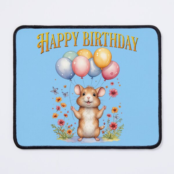 Item preview, Happy birthday mouse designed and sold by Purr95.