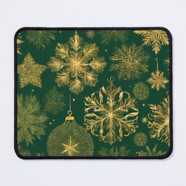 Item preview, Green and Gold Christmas Ornaments  designed and sold by StoryofPieces.