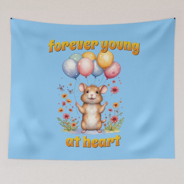 Item preview, Forever young at heart, happy bday! designed and sold by Purr95.