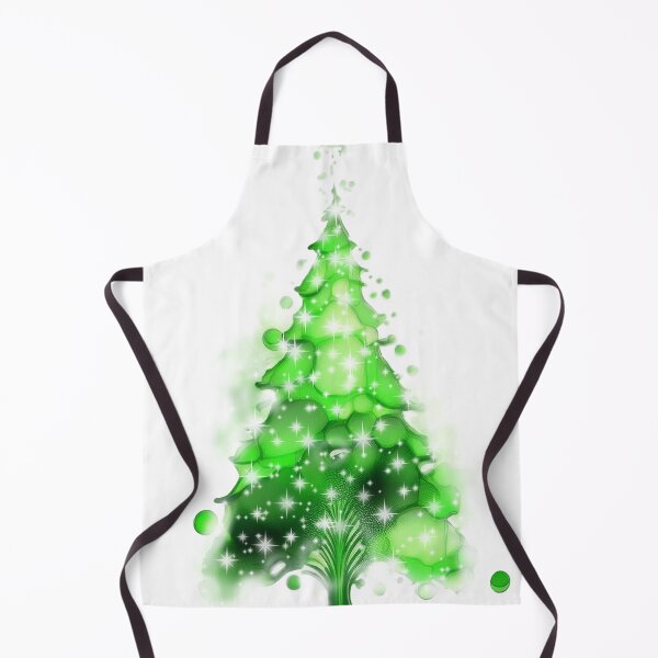 Item preview, Watercolor Christmas tree covered with snow, vivid colors, green. designed and sold by My-fake-places.