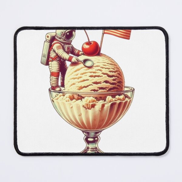Item preview, astronaut on ice cream designed and sold by II0FU5.