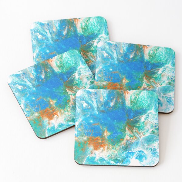 Item preview, Acrylic painting "Lake in mountains" designed and sold by IreneSchlik.