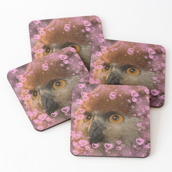 Item preview, Owlbear Hearts designed and sold by BreadIsGay.