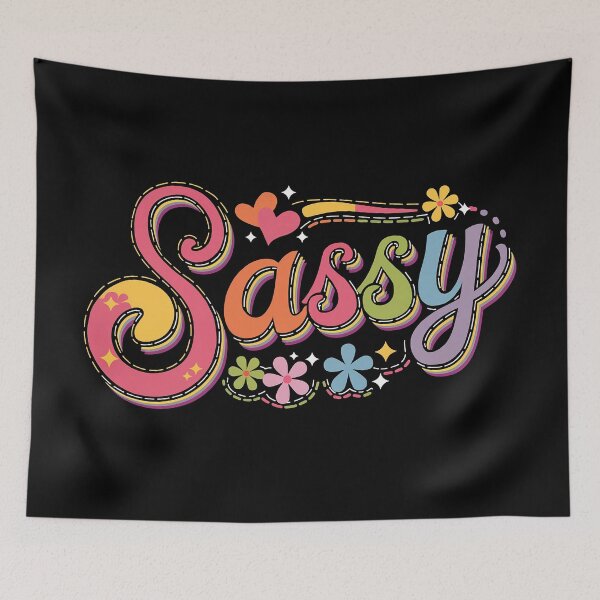 Item preview, Sassy, soy tan Sassy, Chica Sassy designed and sold by RedCircleArt.