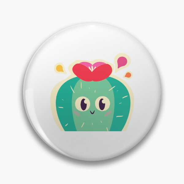 Item preview, cute cactus prickly with big eyes  designed and sold by GinnyGi.