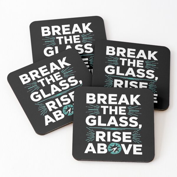 Item preview, Break the Glass Rise Above designed and sold by artwaves.