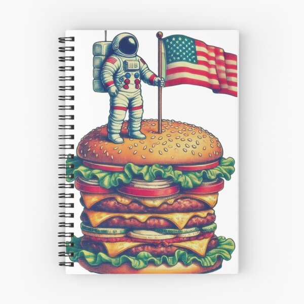 Item preview, astronaut on a hamburger designed and sold by II0FU5.