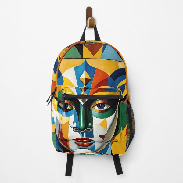 Item preview, Venetian Masquerade, Venice Masks Collection Cubism Art No:6 designed and sold by SofyaliArt.