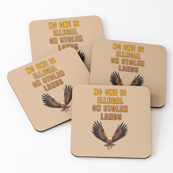 Item preview, NO ONE IS ILLEGAL ON STOLEN LANDS designed and sold by La Loca.