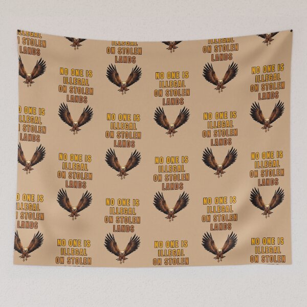 Item preview, NO ONE IS ILLEGAL ON STOLEN LANDS designed and sold by La Loca.