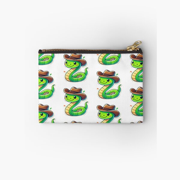 Item preview, Garden snake wearing cowboy hat designed and sold by MellowPeach.