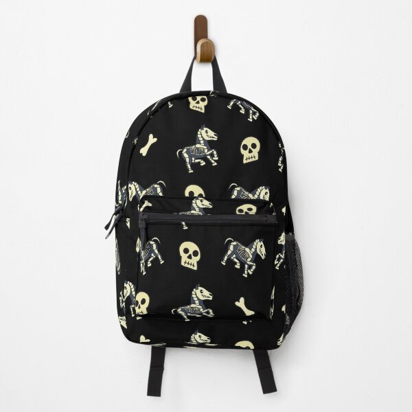 Item preview, Skeleton Pony Pattern-on Black designed and sold by Eldridge Guinea Pigs.