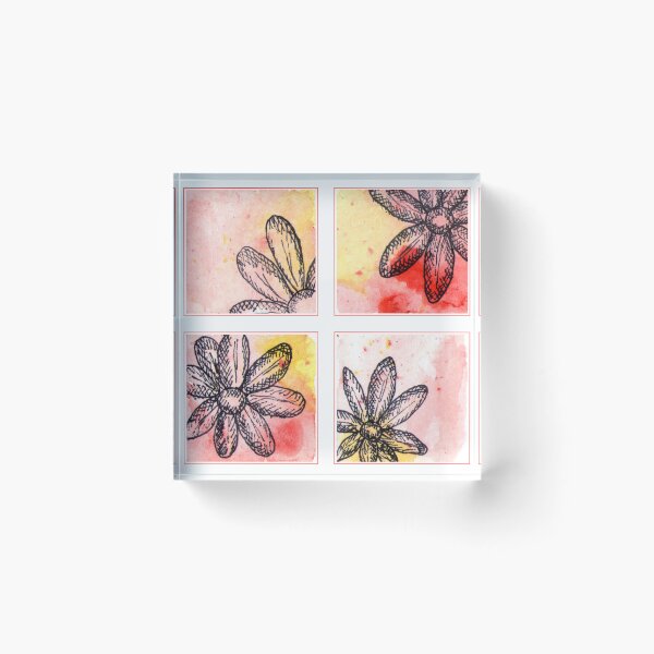 Item preview, Set of Black Ink Flowers designed and sold by Aithlin123.