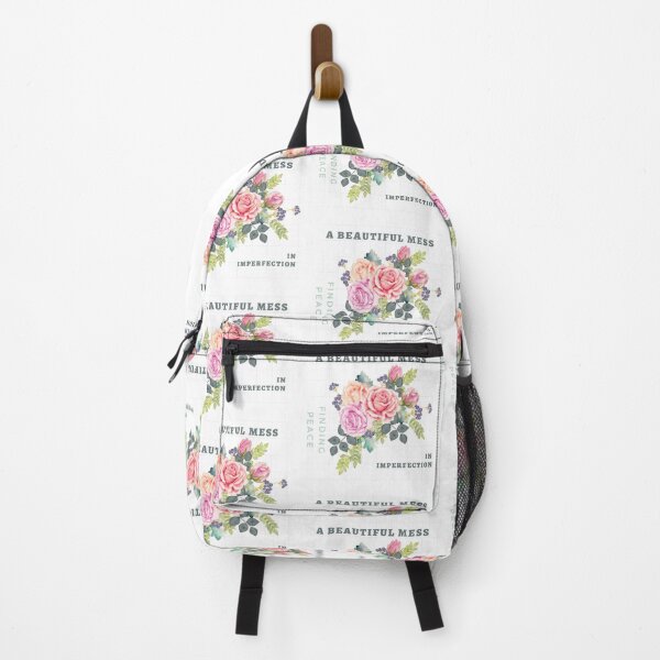 Item preview, A beautiful mess, finding peace, in imperfection designed and sold by FitEnvy.