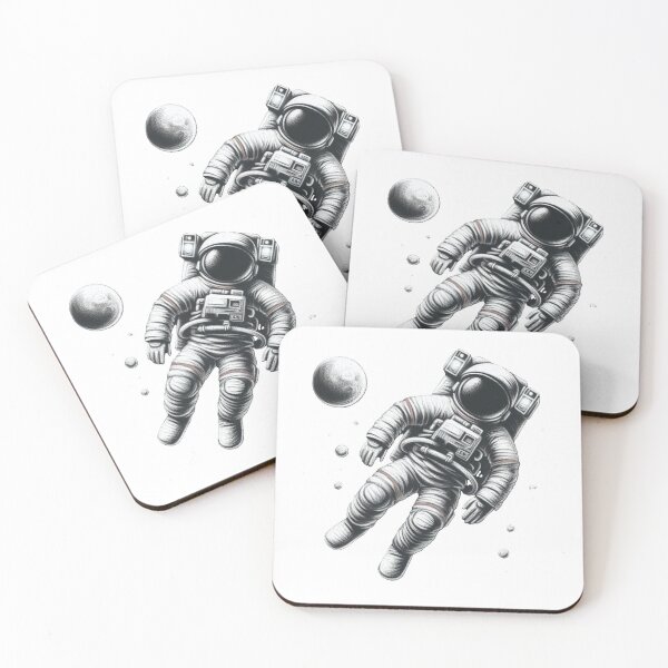 Item preview, Astronaut Floating Tee designed and sold by One-True-North.