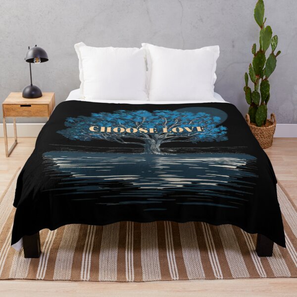 Item preview, Blue Tree At Night by Just Choose Love designed and sold by JustChooseLove.