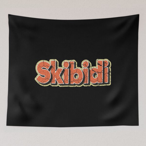 Item preview, Skibidi Vintage Text designed and sold by FYS-Arte-Style.