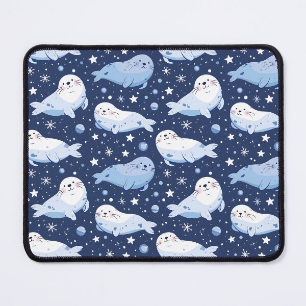 Item preview, Seal Blue Winter Star Pattern designed and sold by palaco210.