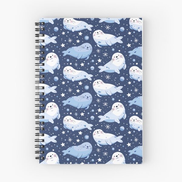 Item preview, Seal Blue Winter Star Pattern designed and sold by palaco210.