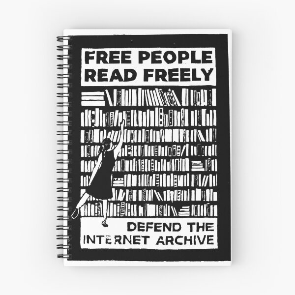 Item preview, Free People Read Freely Internet Archive Defender designed and sold by ScientiaAcLabor.