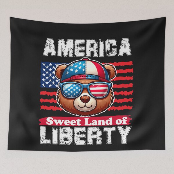 Item preview, America Sweet Land of Liberty Bear  designed and sold by TeddybearClub.