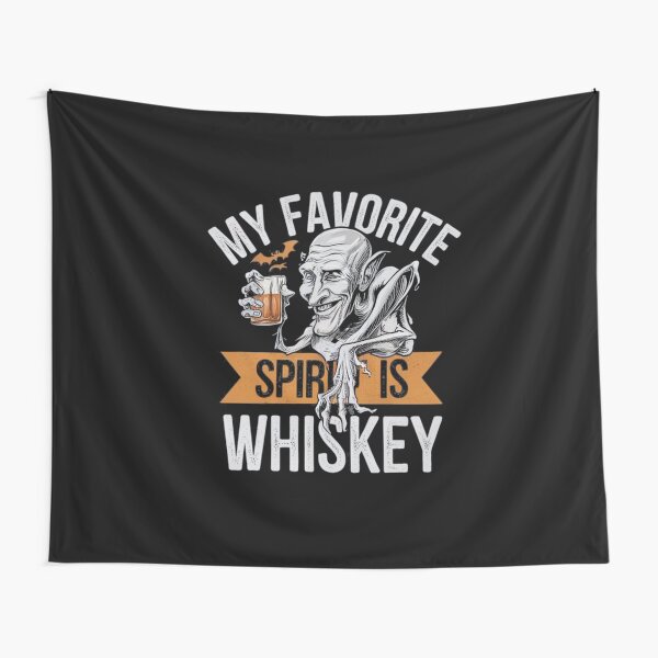 Item preview, My Favorite Spirit Is Whiskey Drinking Ghost For Adult designed and sold by ManiaGrania.