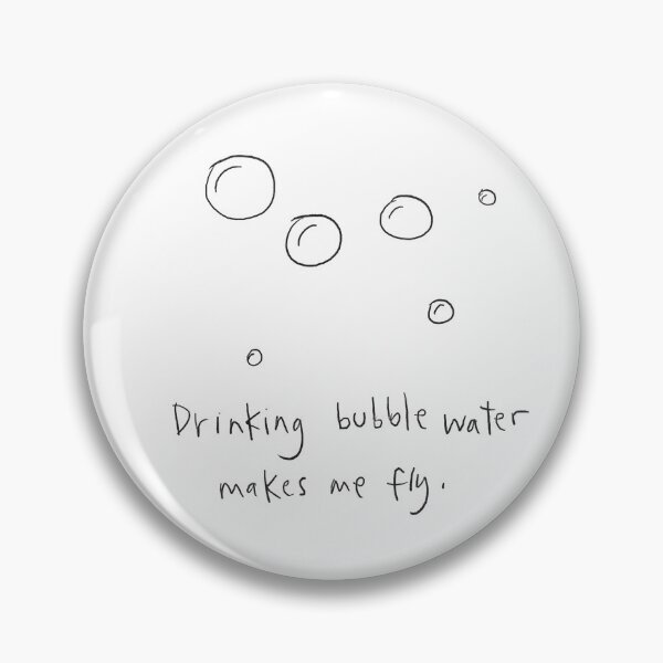 Item preview, Drinking bubble water Doodle designed and sold by JaneDearDesigns.