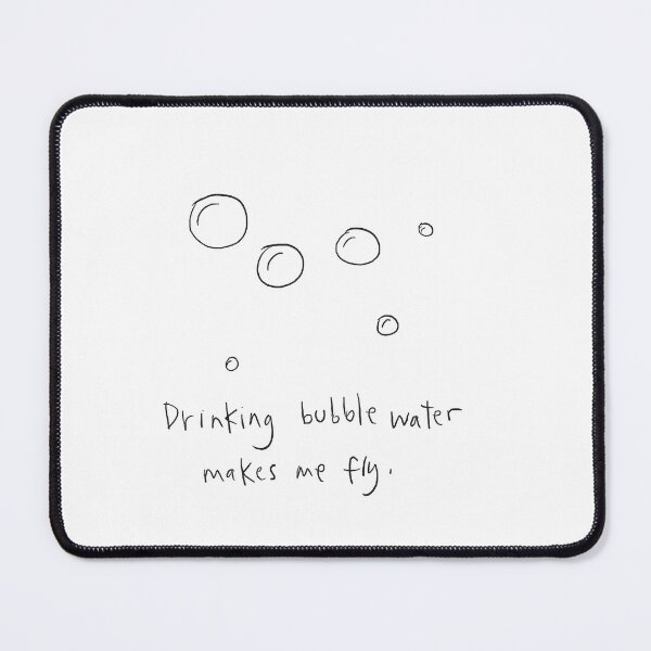 Item preview, Drinking bubble water Doodle designed and sold by JaneDearDesigns.