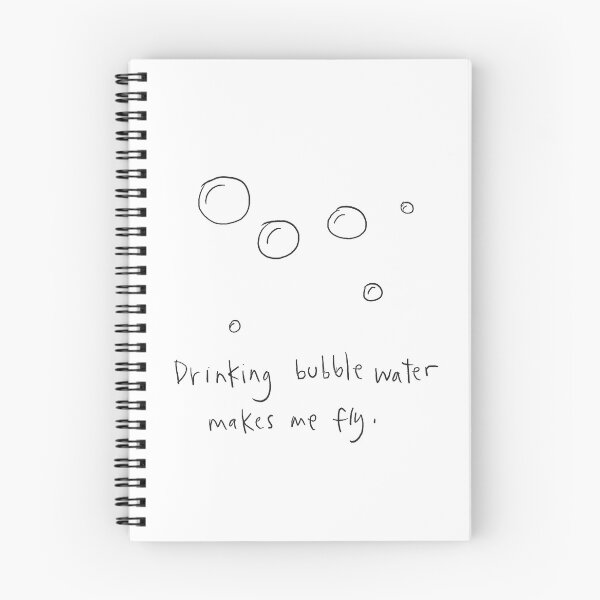 Item preview, Drinking bubble water Doodle designed and sold by JaneDearDesigns.