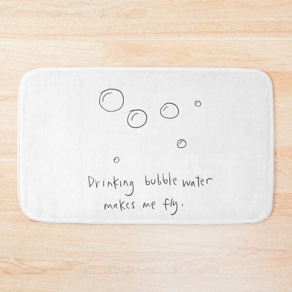 Item preview, Drinking bubble water Doodle designed and sold by JaneDearDesigns.