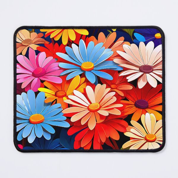 Item preview, Rainbow-colored daisies designed and sold by Tchoice.