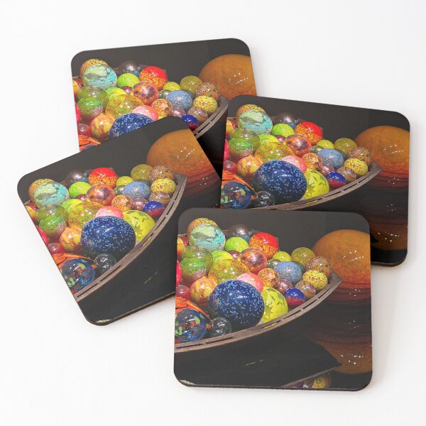 Item preview, Boat with colorful marbles designed and sold by Alla Gill.