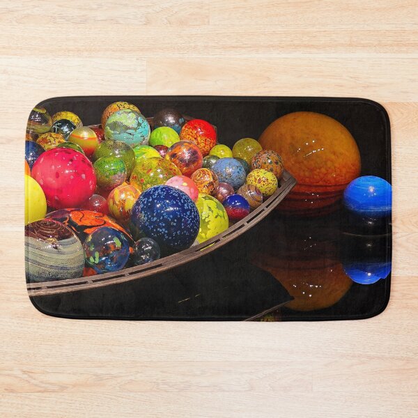 Item preview, Boat with colorful marbles designed and sold by Alla Gill.