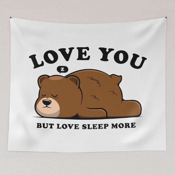 Item preview, love you but love sleep more. designed and sold by stylegoose.