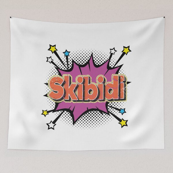 Item preview, Skibidi Vintage Text designed and sold by FYS-Arte-Style.