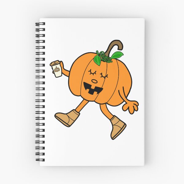 Item preview, Pumpkin with a coffee  designed and sold by regsdoodles.