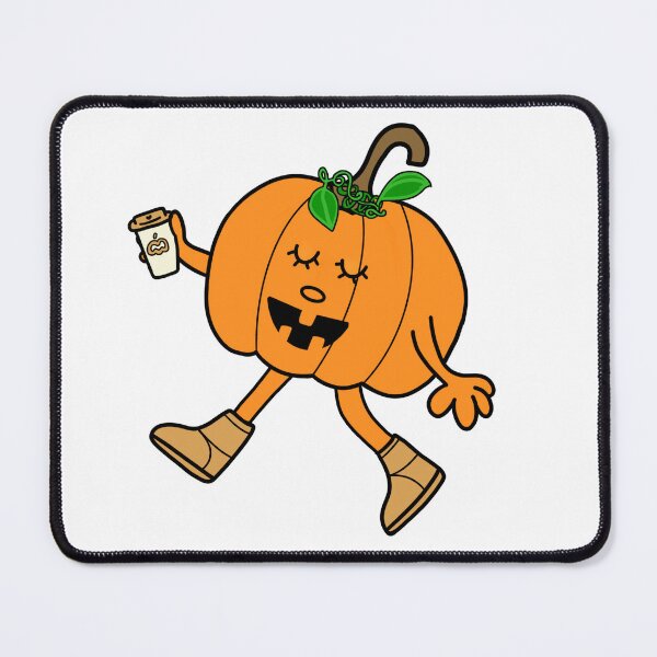 Item preview, Pumpkin with a coffee  designed and sold by regsdoodles.
