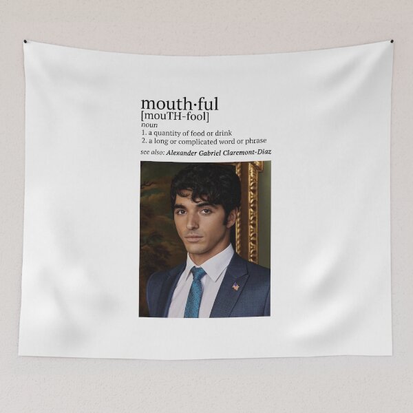 Item preview, RWRB Mouthful definition Alexander Claremont Diaz designed and sold by baranskini.