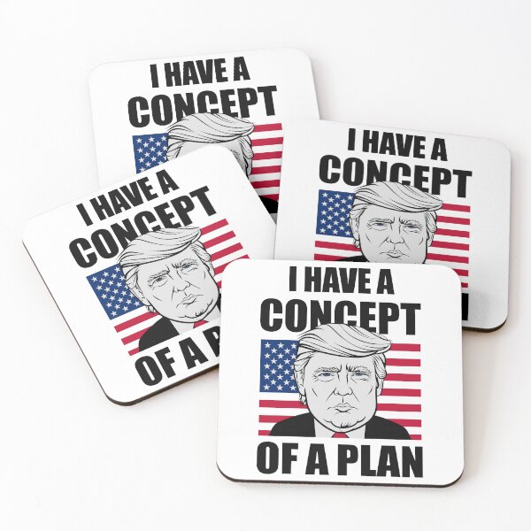 Item preview, I Have A Concept Of A Plan Funny Election 2024 Debate Quote T-Shirt designed and sold by NexaArts.