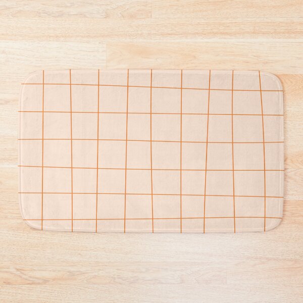 Item preview, Beige and Orange Irregular Grid designed and sold by Jeallan Designs.