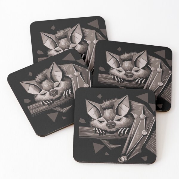 Item preview, Cool Funny Sleeping Bat Cubism Abstract designed and sold by Nature's Fancy.