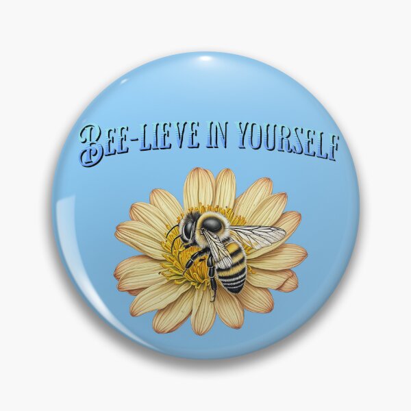 Item preview, Bee-lieve in yourself, cute bee design designed and sold by Purr95.